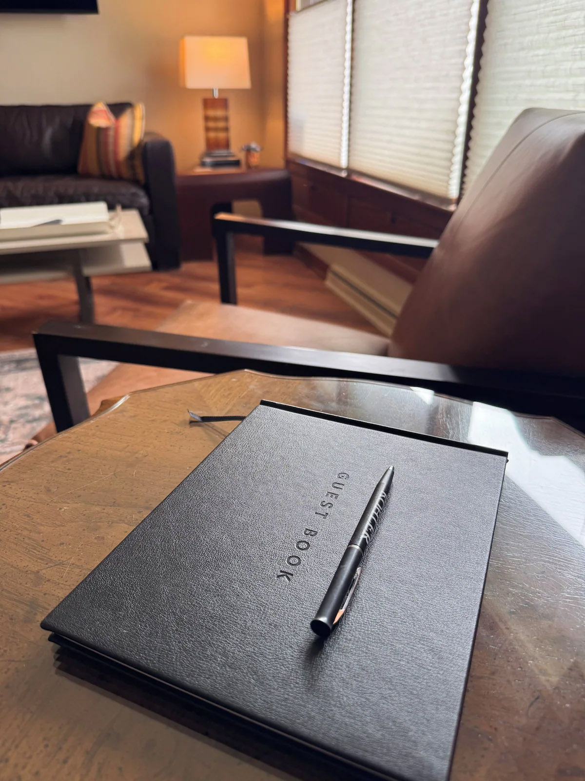 The guest book